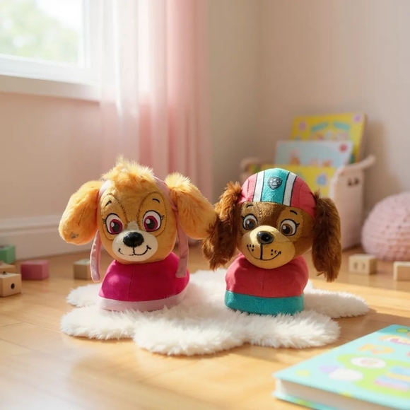NWOT Paw Patrol Plush Character Slippers - Picture 1 of 6